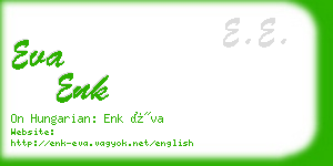 eva enk business card